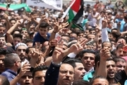 تظاهرات بزرگ مردم اردن در حمایت از قدس