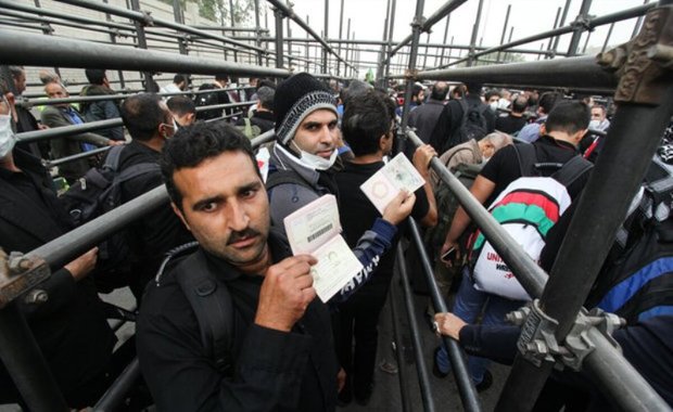 جلوگیری از خروج 400 زائر بدون ویزا از مرز مهران