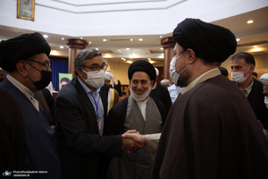 دیدار مهمانان سی و پنجمین کنفرانس وحدت اسلامی با سید حسن خمینی
