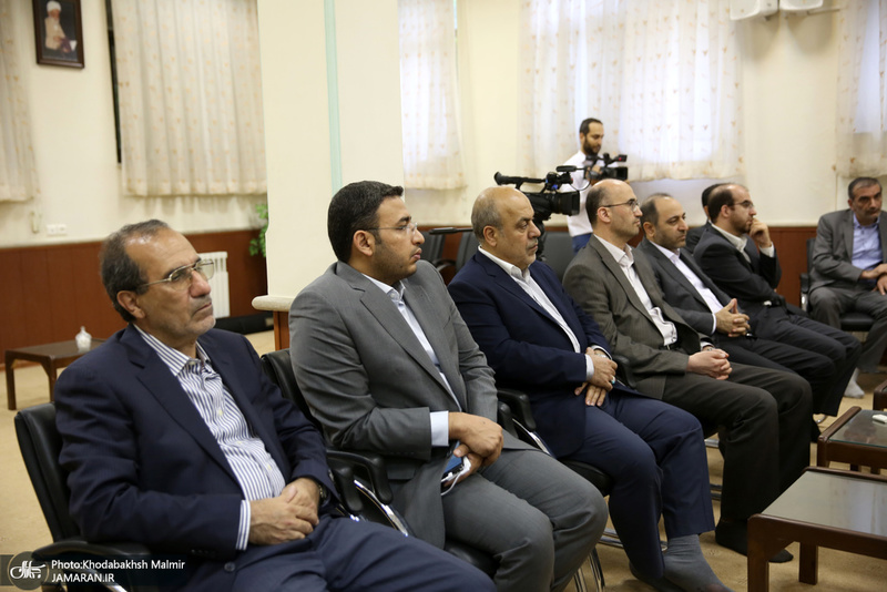 دیدار شورای مرکزی انجمن اسلامی فارغ التحصیلان دانشکده فنی دانشگاه تهران با سید حسن خمینی