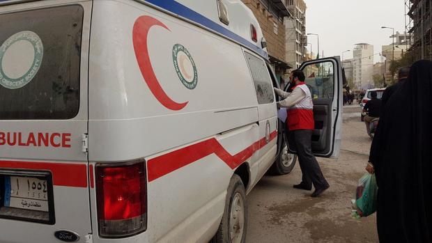 هفت مصدوم حادثه رانندگی کاظمین عراق به مراکز درمانی مهران منتقل شدند