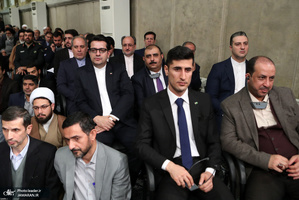 دیدار مسئولان نظام و میهمانان کنفرانس وحدت اسلامى‌ با رهبر معظم انقلاب
