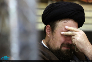 مراسم ختم مادر حجت الاسلام و المسلمین محتشمی پور در مسجد نور