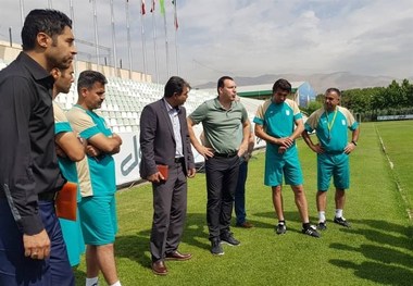 حضور ویلموتس در تمرین تیم ملی جوانان+ تصاویر
