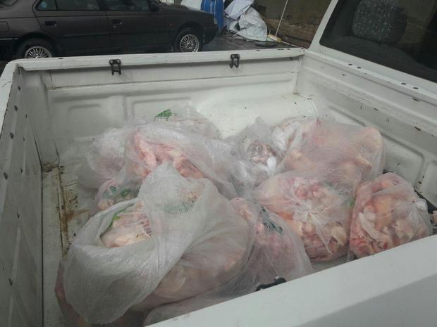 کشف 100 کیلوگرم گوشت فاسد از یک سردخانه در کرمانشاه