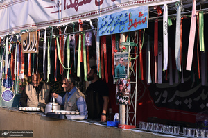دسته عزاداری هیئت عاشقان ثارالله در حرم مطهر امام خمینی (س)