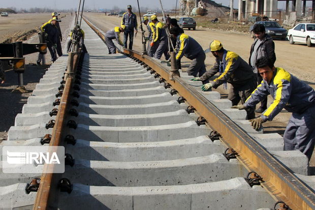 عملیات ریل‌گذاری راه آهن ۱۲ بهمن ماه آغاز می‌شود