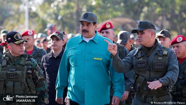 ارتش ونزوئلا پشت نیکولاس مادورو+ تصاویر
