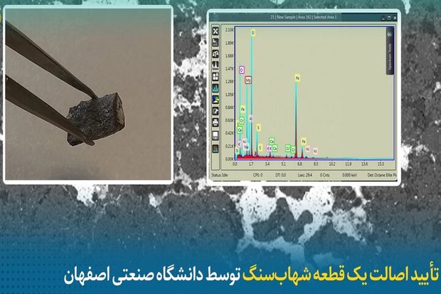 اصالت یک شهاب‌سنگ مریخی در دانشگاه صنعتی اصفهان تائید شد
