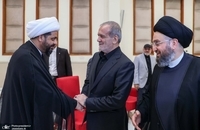 نشست رهبران گروه های شیعه عراق با رئیس جمهور پزشکیان (1)
