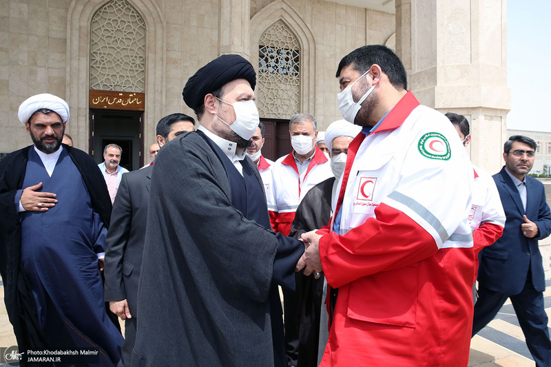 تجدید میثاق اعضا و مسئولان هلال‌احمر با آرمان‌های امام خمینی (س)