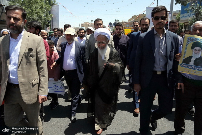 راهپیمایی باشکوه روز جهانی قدس در قم - 6