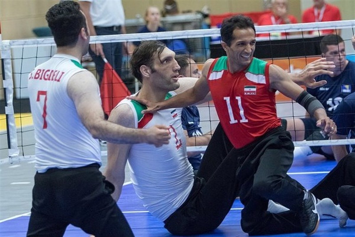 پنجمین پیروزی والیبال نشسته مردان ایران در قهرمانی آسیا
