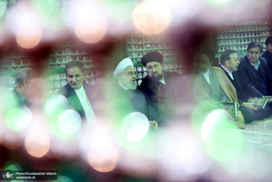 تجدید میثاق رئیس جمهور و اعضای هیأت دولت با آرمان‌های حضرت امام(س)