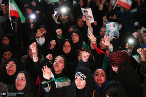 اجتماع حمایت از رزمندگان در مقابله با دشمن آمریکایی - صهیونی در پرند -2