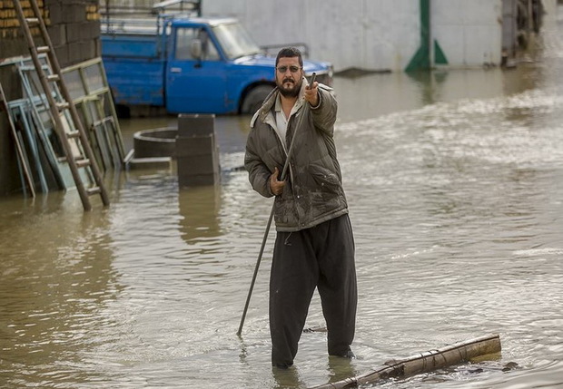 91 خانواده کرمانشاهی در سیلاب گرفتار شدند