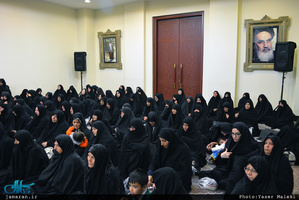 دیدار اعضای هیئت های مذهبی و پایگاه کمک رسانی به خانواده های بی سرپرست و ایتام مراغه با  سید حسن خمینی