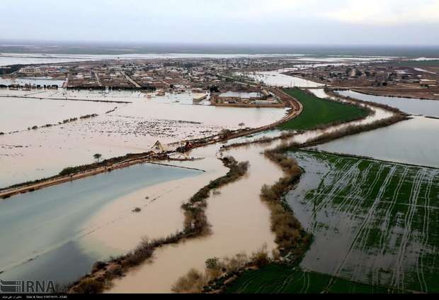 خسارت اولیه سیل خوزستان 2 هزار و540 میلیارد ریال برآورد شد