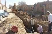 عملیات اجرایی ٢ طرح  آب و فاضلاب در شهرستان امیدیه  آغاز شد