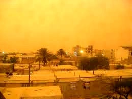 بروز پدیده گرد و غبار در نواحی مرزی کرمانشاه