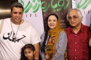 گلاب آدینه و شمس لنگرودی در مراسم اکران مردمی یک فیلم+ تصاویر
