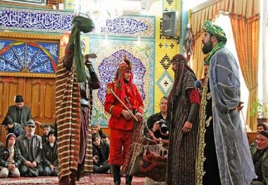 شبیه‌خوانان آستارا زیارت اربعین را اجرا کردند