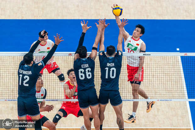 لیگ ملت های والیبال 2025| ایران 3-0 چین؛ برد سختی نبود!+ عکس