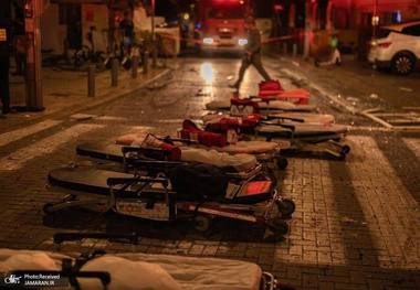 زخمی شدن بیش از ۲۵۰۰ صهیونیست در حمله‌های موشکی ایران