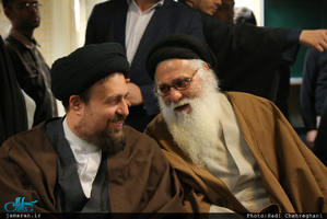 مراسم دومین سالگرد ارتحال آیت الله سید محمد باقر خوانساری(ره) با حضور سید حسن خمینی 