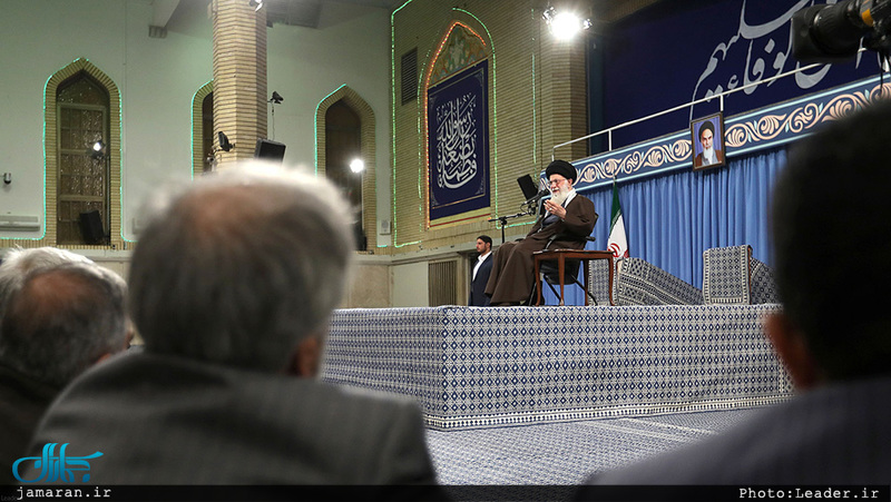  دیدار وزیر و جمعی از کارکنان وزارت اطلاعات با رهبر معظم انقلاب