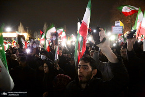 تجمع مردمی در میدان تجریش تهران