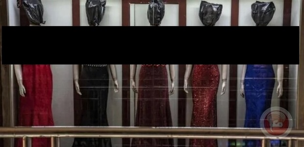 دستور طالبان برای پوشاندن سر مانکن‌های مغازه‌های لباس زنانه + عکس