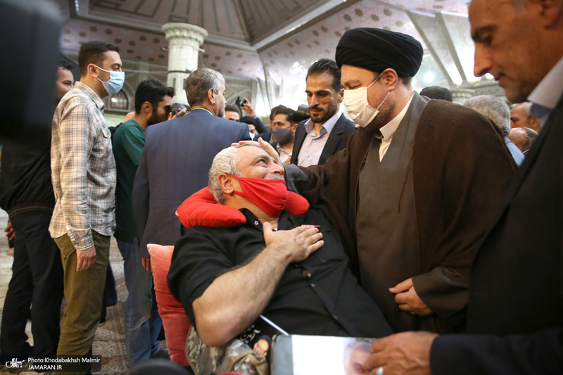 مراسم چهلمین روز ارتحال سید محمود دعایی در حرم مطهر امام خمینی