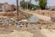 استمداد شهروندان سوسنگردی برای ساماندهی سیل بندها  تجمع فاضلاب و زباله در محل