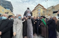 مراسم باشکوه تشییع آیت الله العظمی صافی گلپایگانی در نجف و کربلا (5)