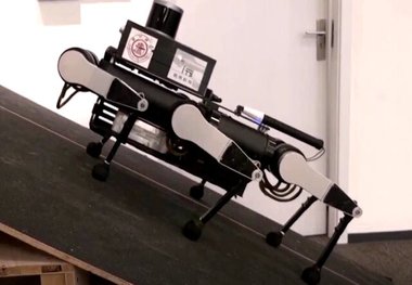 سگ رباتیک چینی به کمک افراد نابینا می‌آید
