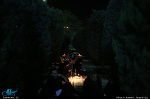 مراسم احیای شب بیست و یکم ماه مبارک رمضان در گلزار شهدا