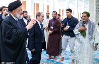 بازدید رئیسی از مسجد جامع الجزایر (2)
