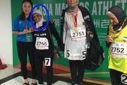 کسب یک مدال طلا و نقره توسط بانوی 81 ساله شیرازی!