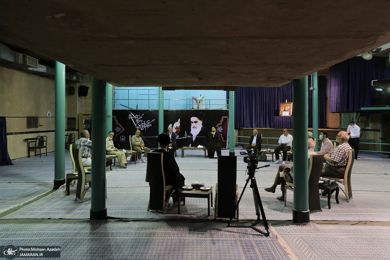 دیدار اعضای شورای مرکزی کانون زندانیان سیاسی مسلمان قبل از انقلاب با سید حسن خمینی