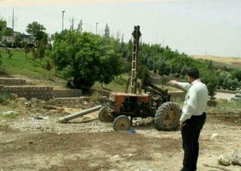 توقیف 8 دستگاه حفاری غیرمجاز در دیواندره کردستان