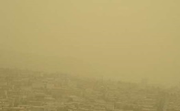 گرد و غبار عراقی هوای پنح شهرستان ایلام را در وضعیت هشدار قرار داد