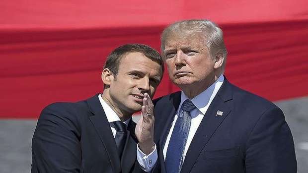 ترامپ رئیس جمهور فرانسه را برای خروج از اتحادیه اروپا وسوسه کرد