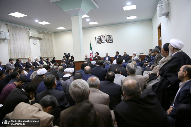 دیدار وزیر، معاونان و مدیران وزارت ارشاد با سید حسن خمینی