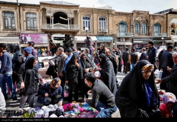 شادی آئین 'بایرام خریدی' در بازار تبریز