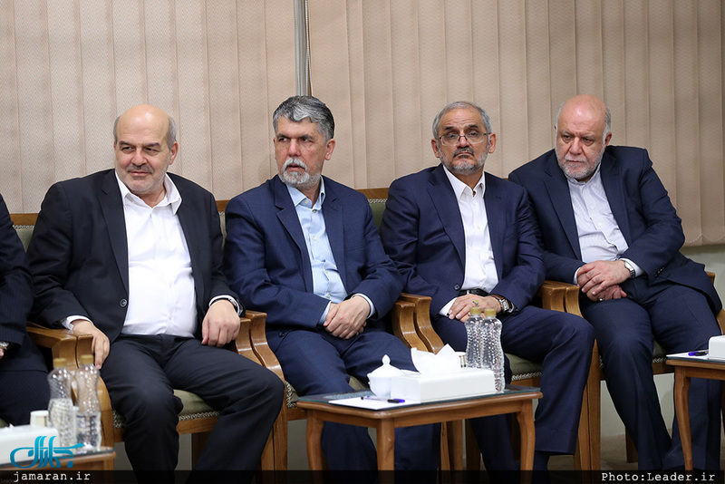 دیدار رئیس‌جمهور و اعضای هیأت دولت با رهبر معظم انقلاب