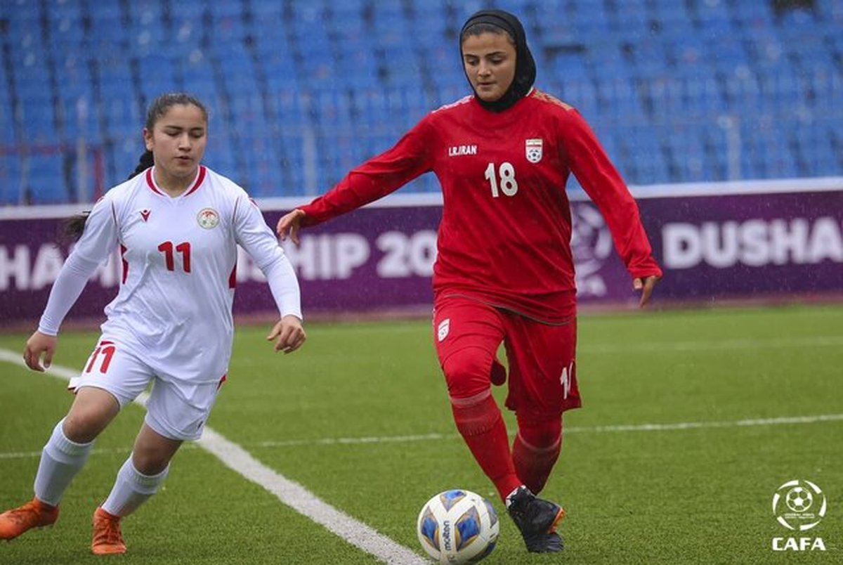 نایب قهرمانی زنان ایرانی در مسابقات فوتبال کافا