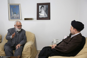 دیدار رئیس کمیته امداد امام خمینی (ره) با سید حسن خمینی 