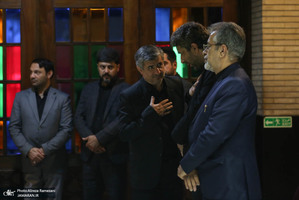 مراسم ختم مادر مهدی طباطبایی