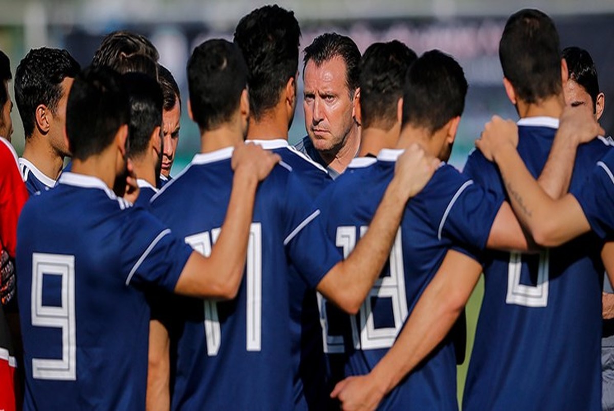 تمرین تیم ملی فوتبال ایران قبل از رفتن به کره جنوبی + فیلم